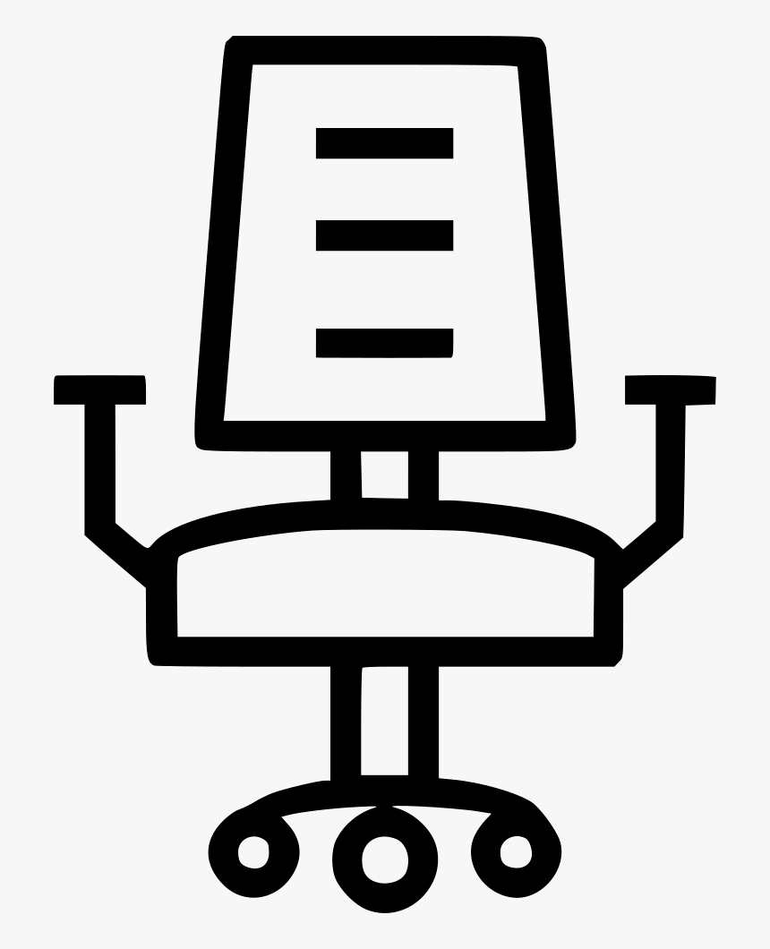 Desk Chair Office Furniture Home Office - Office Chair Icon Icon, HD Png Download, Free Download