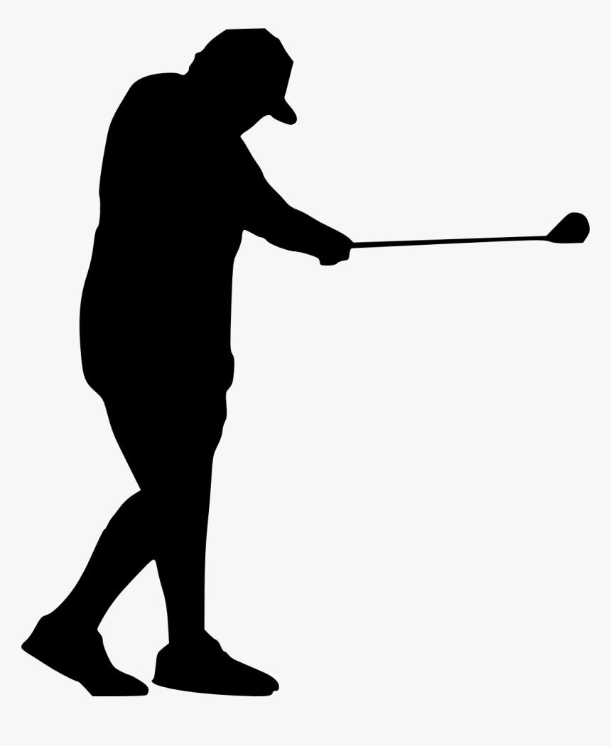 Shadow Golfer Transparent, HD Png Download, Free Download