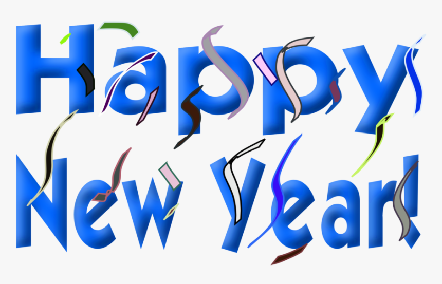 New Year S Clipart - Happy New Year Gif Png, Transparent Png, Free Download