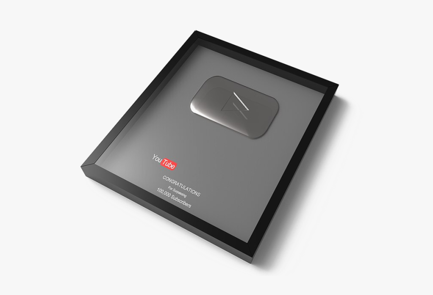 Silver Play Button Png Image - Silver Play Button Png, Transparent Png, Free Download