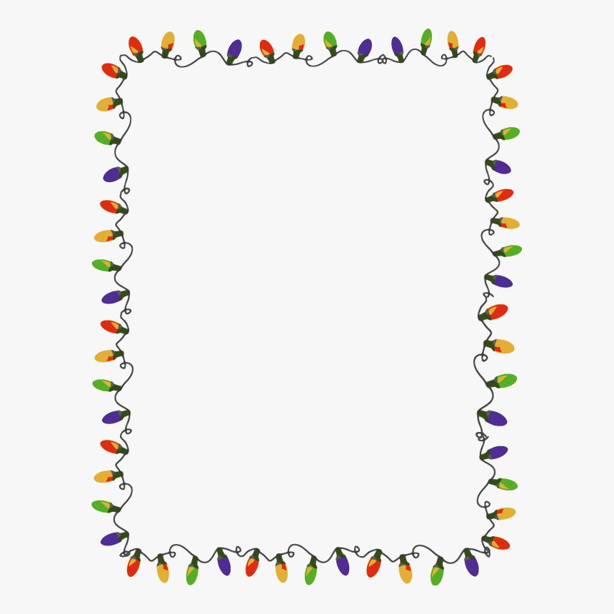 Christmas Lights Border Png Transparent Image - Christmas Lights Border, Png Download, Free Download