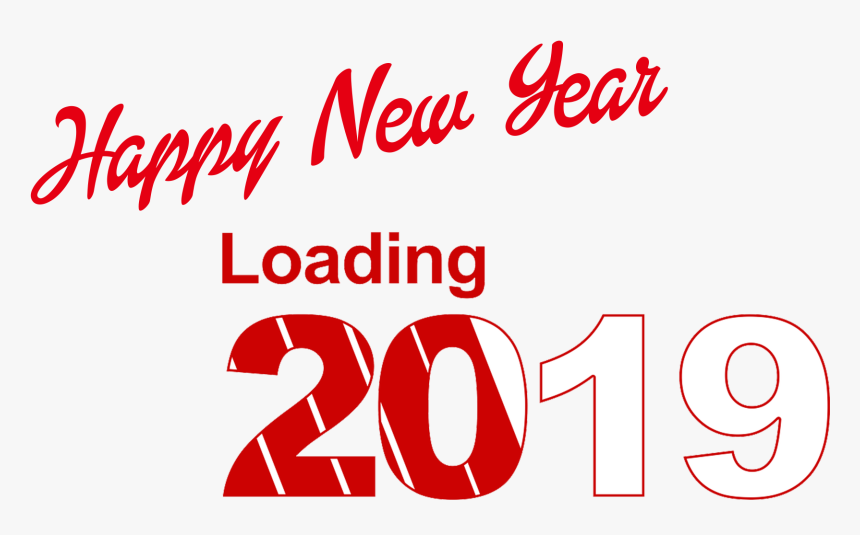 Happy New Year 2019 Png Clipart - Slippery Surface Sign, Transparent Png, Free Download