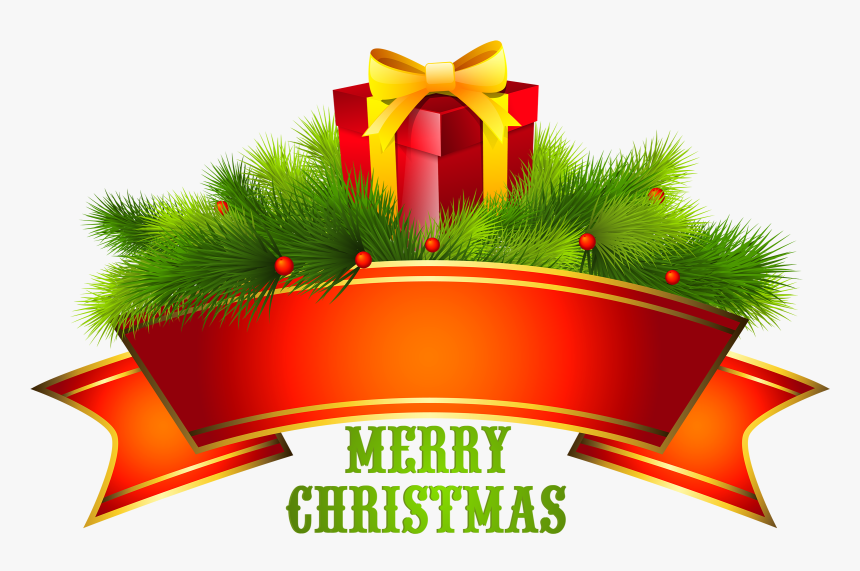 Merry Christmas Text Decor Png Clipart - Merry Christmas 2018 Clipart, Transparent Png, Free Download
