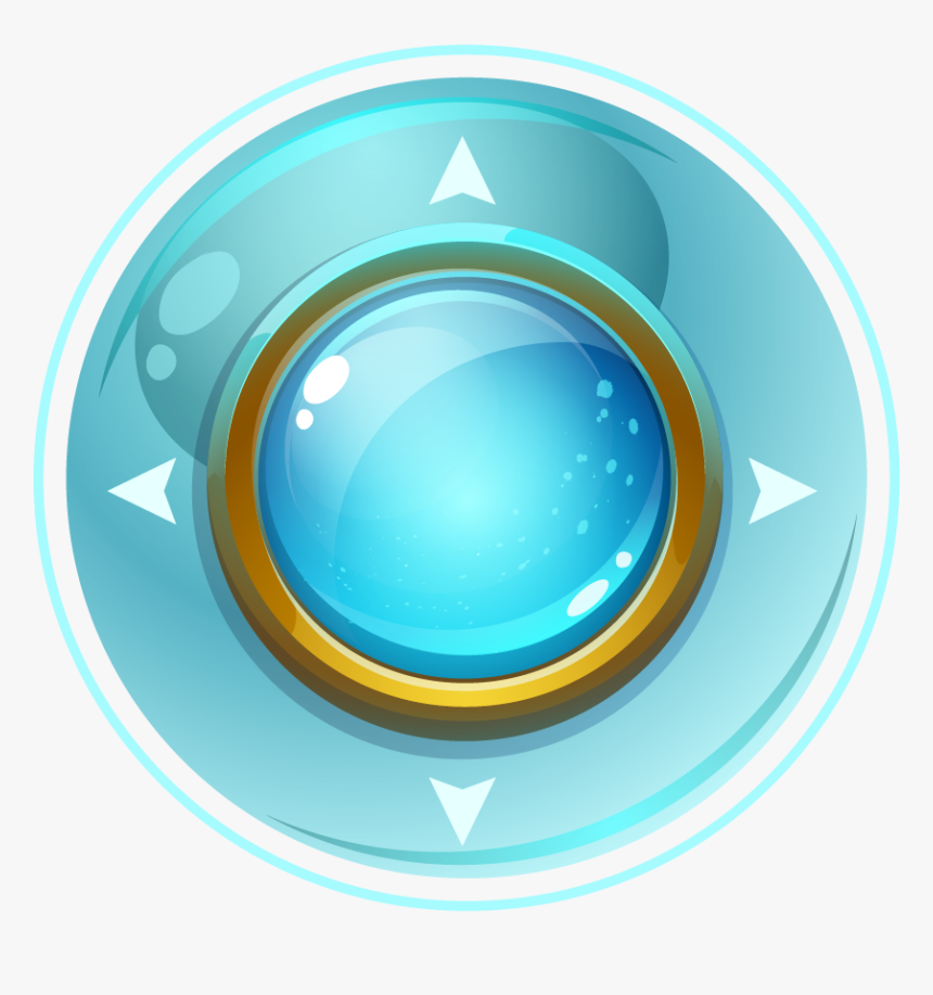 Button Textured Border Play Icon Hd Image Free Png - Circle, Transparent Png, Free Download