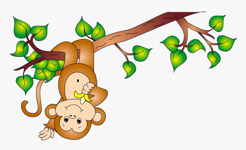 Cartoon Monkey Png - Cartoon Monkey In Jungle, Transparent Png, Free Download