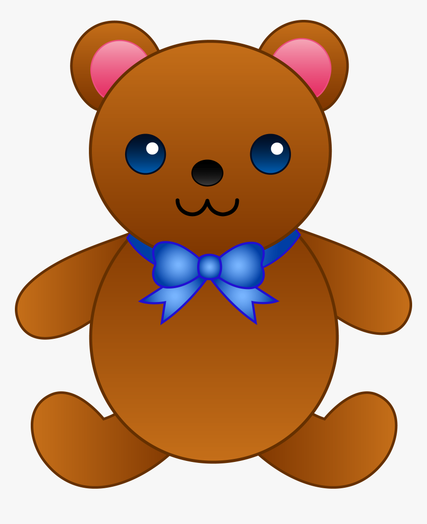 Bow Clipart Teddy Bear - Cartoon Pics Of Teddy Bear, HD Png Download, Free Download