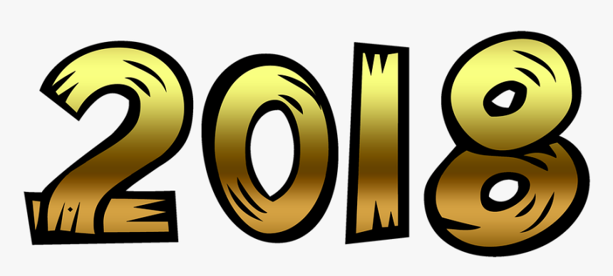 Download 2018 Happy New Year Png Clipart - Imagens 2018 Png, Transparent Png, Free Download