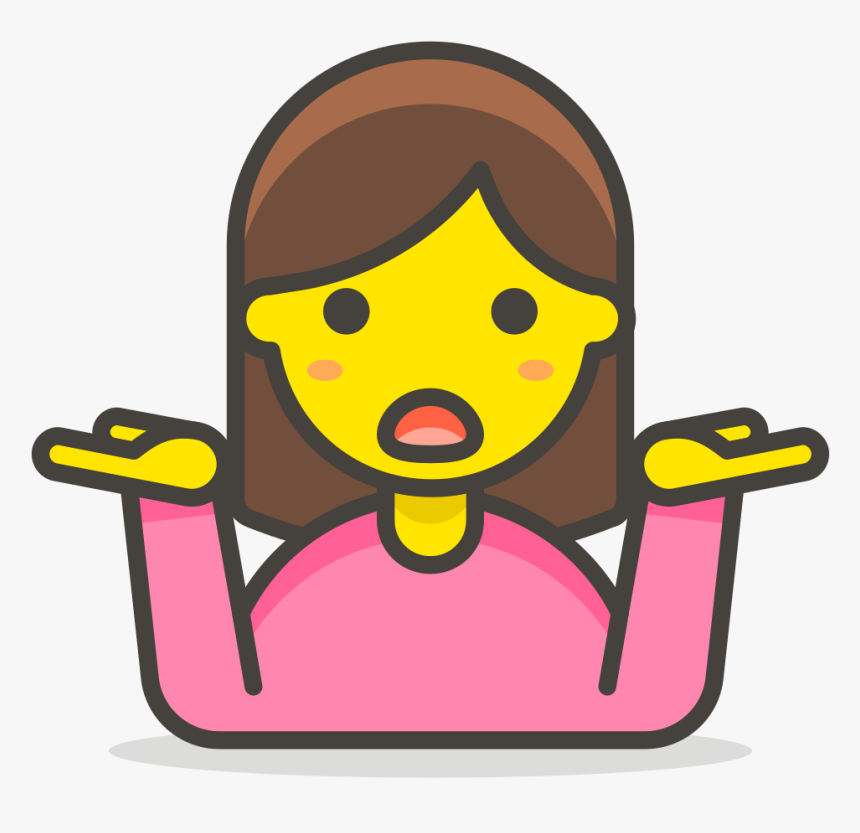 Transparent Shrugging Png - Emojis De Familia Png, Png Download, Free Download
