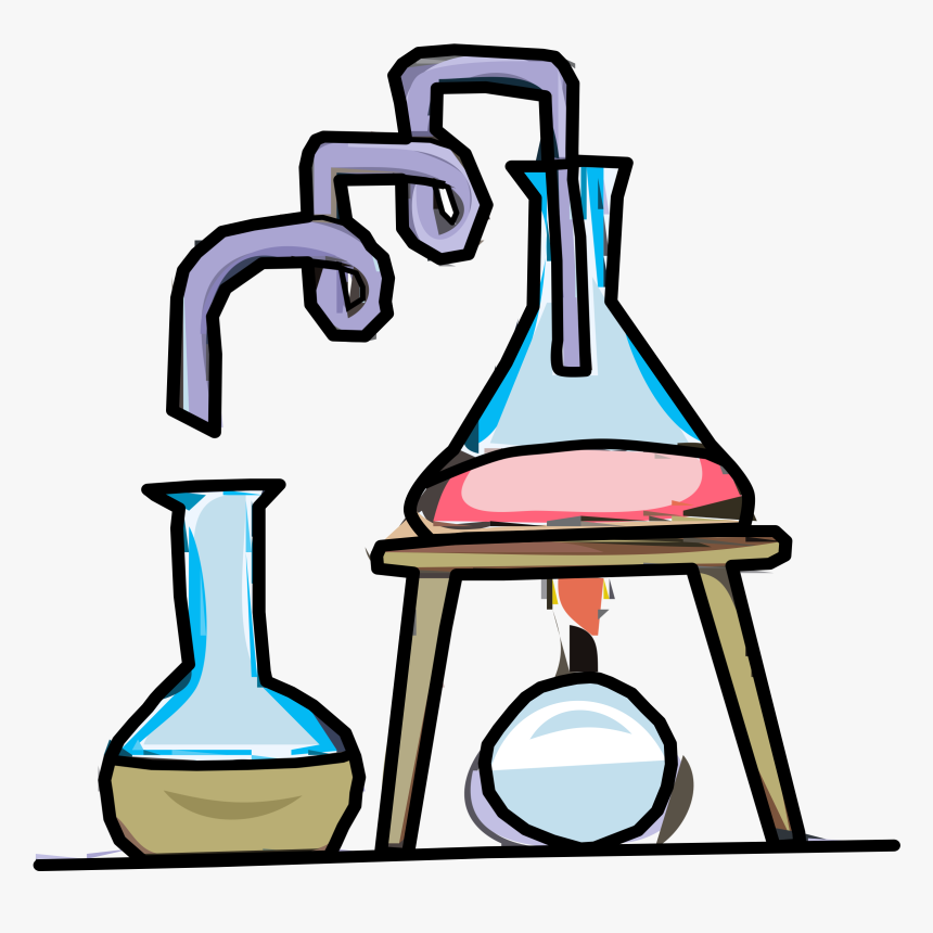 Artwork,line,test Tubes - Science Test Tube Clipart, HD Png Download, Free Download