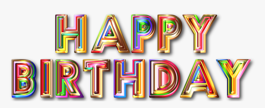 Feliz Cumpleaños Señal De Neón - Happy Birthday Sign Transparent, HD Png Download, Free Download