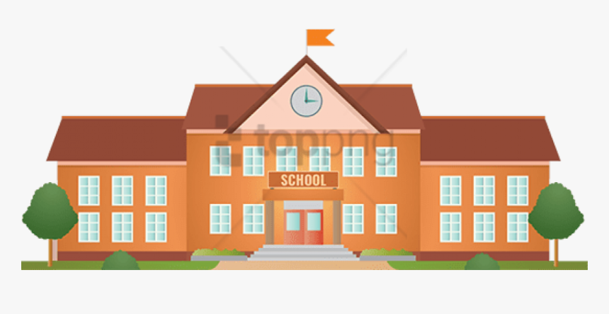 Room - Public School Building Cartoon, HD Png Download, Free Download