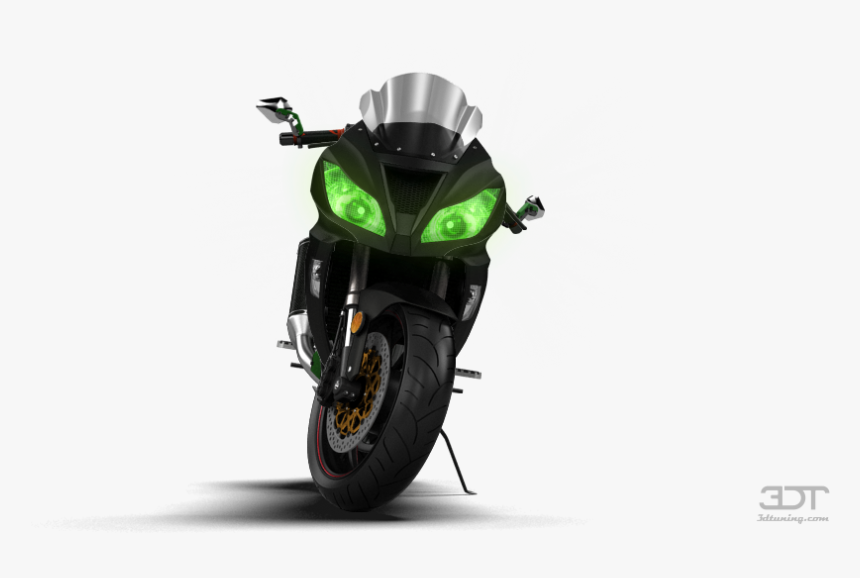 Kawasaki Ninja Zx 6r Sport Bike - Bike Png Front View, Transparent Png, Free Download