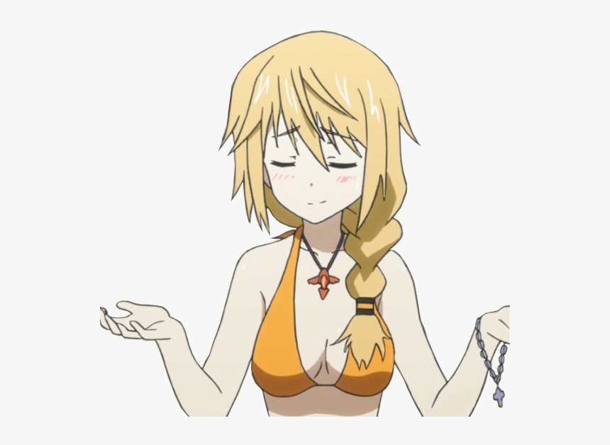 Anime Girl Shrugging Shoulders, HD Png Download, Free Download