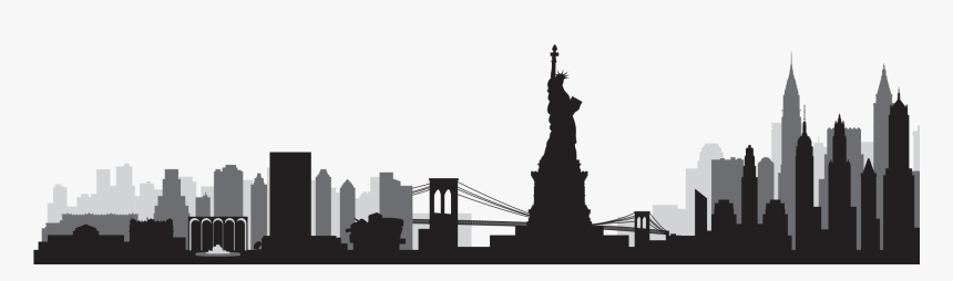 Transparent Charlotte Skyline Silhouette Png - Nyc Skyline Silhouette Transparent, Png Download, Free Download