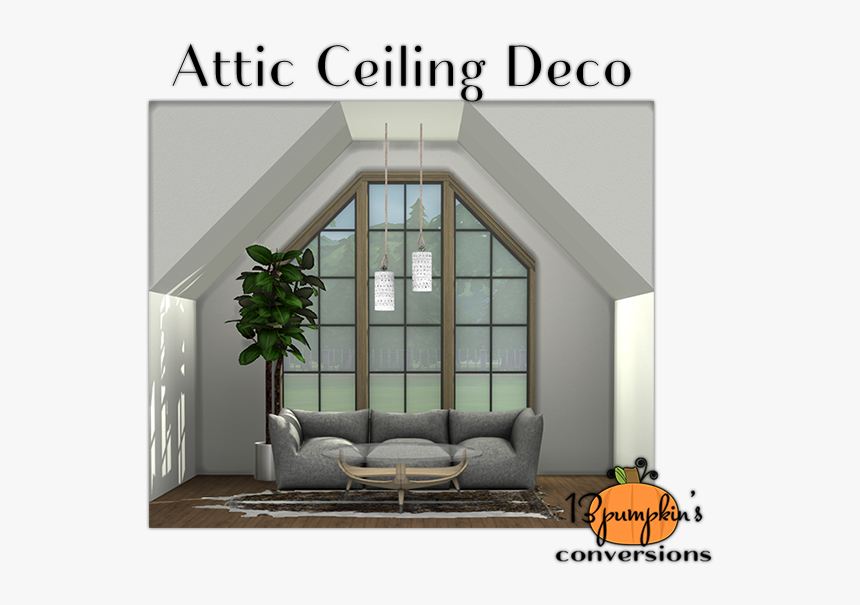 Sims 4 Attic Ceiling, HD Png Download, Free Download
