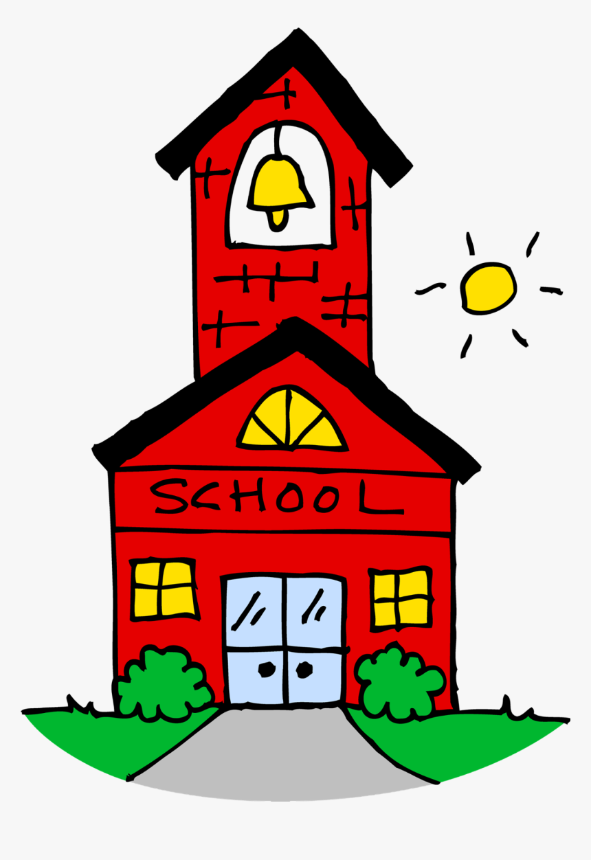 Elementary School Middle School Education Teacher - Little Red Schoolhouse Clipart, HD Png Download, Free Download