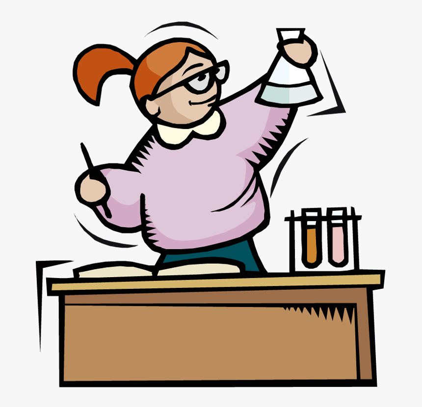 Teacher Clipart Science - Clip Art Science Teacher, HD Png Download, Free Download