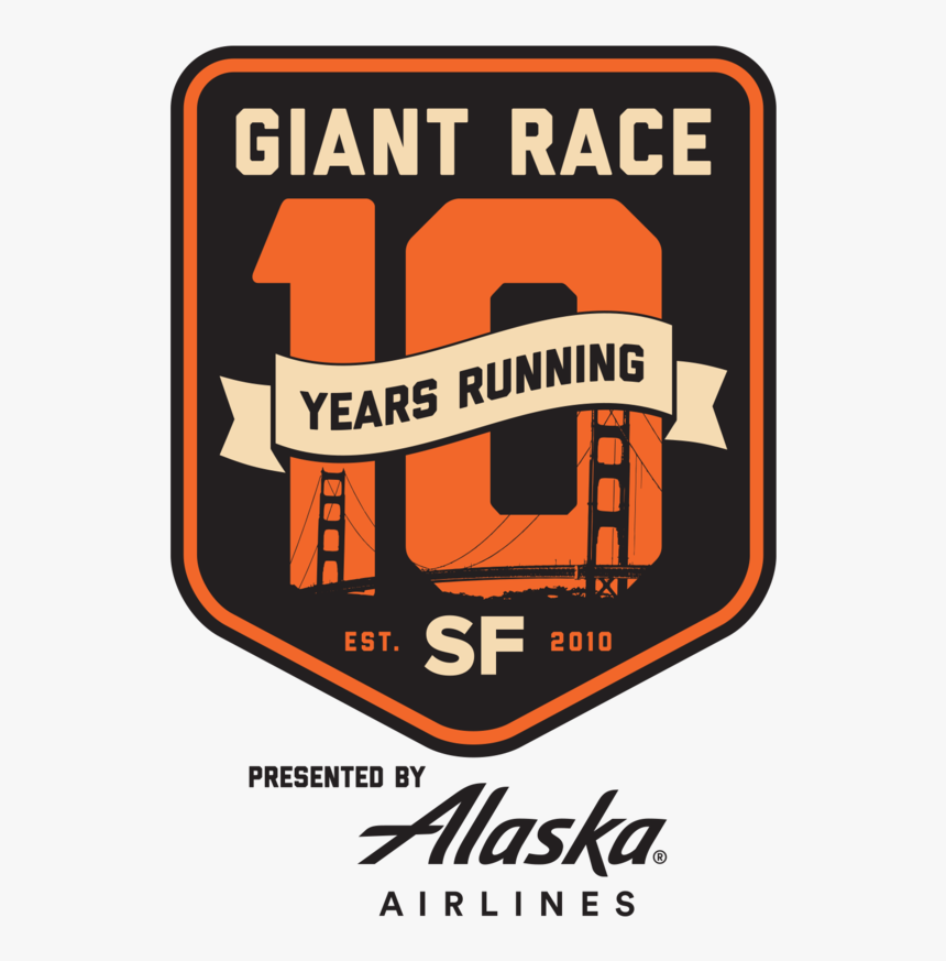 San Francisco Giant Race Presented By Alaska Airlines - Golden Gate Bridge, HD Png Download, Free Download