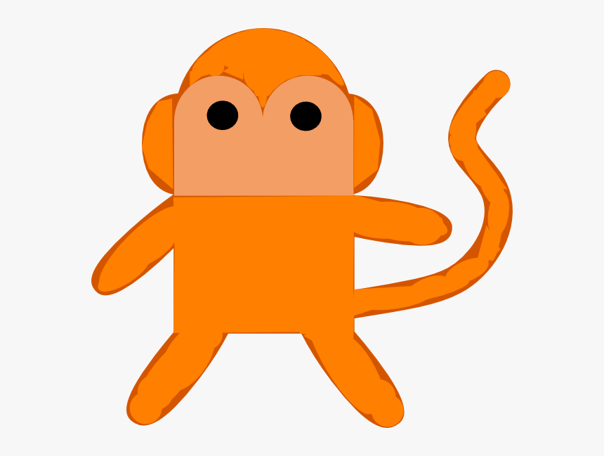 Monkey Svg Clip Arts - Monkey Clip Art, HD Png Download, Free Download