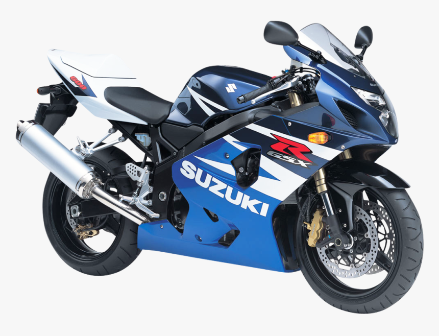 Suzuki Gsx R600 Motorcycle Bike Png Image - Suzuki Gsx R600 2004, Transparent Png, Free Download