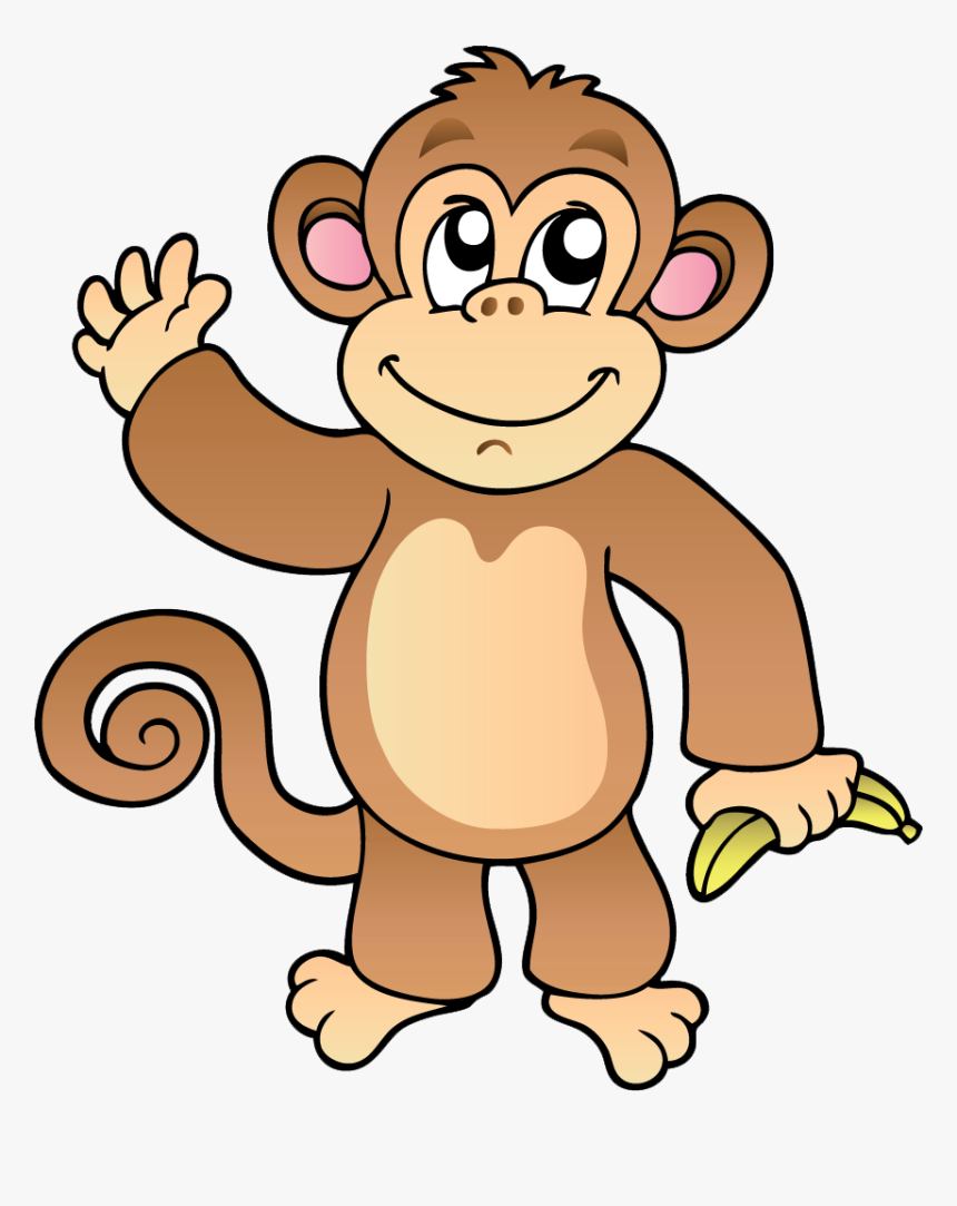 Monkey Png Transparent Images Png Only - Cartoon Monkey Clipart, Png Download, Free Download