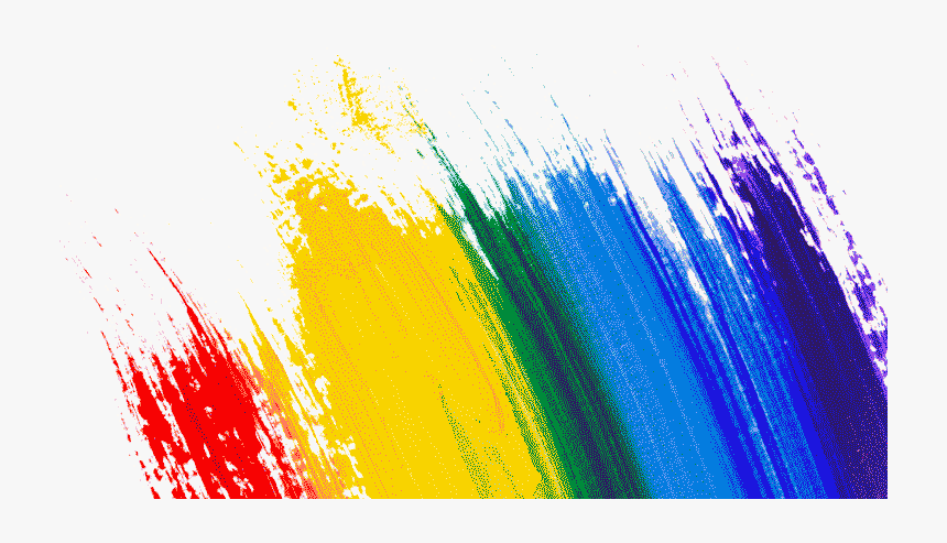 Color Png Pic - Colorful Brush Strokes Png, Transparent Png, Free Download