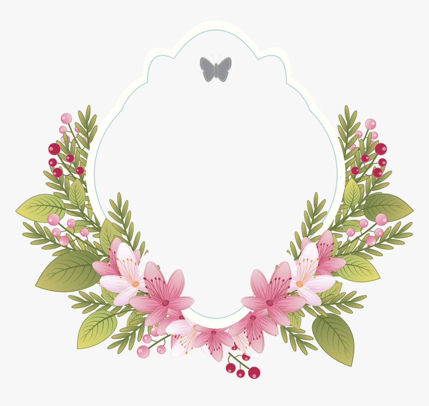 Transparent Photo Frames Png - Frame Flower Vintage Png, Png Download, Free Download