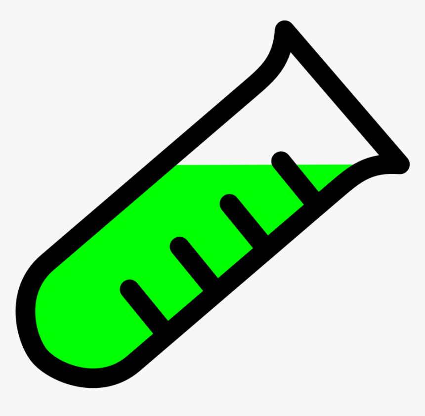 Graded Test Tube Clip Art Free Vector / 4vector - Test Tube Clipart, HD Png Download, Free Download