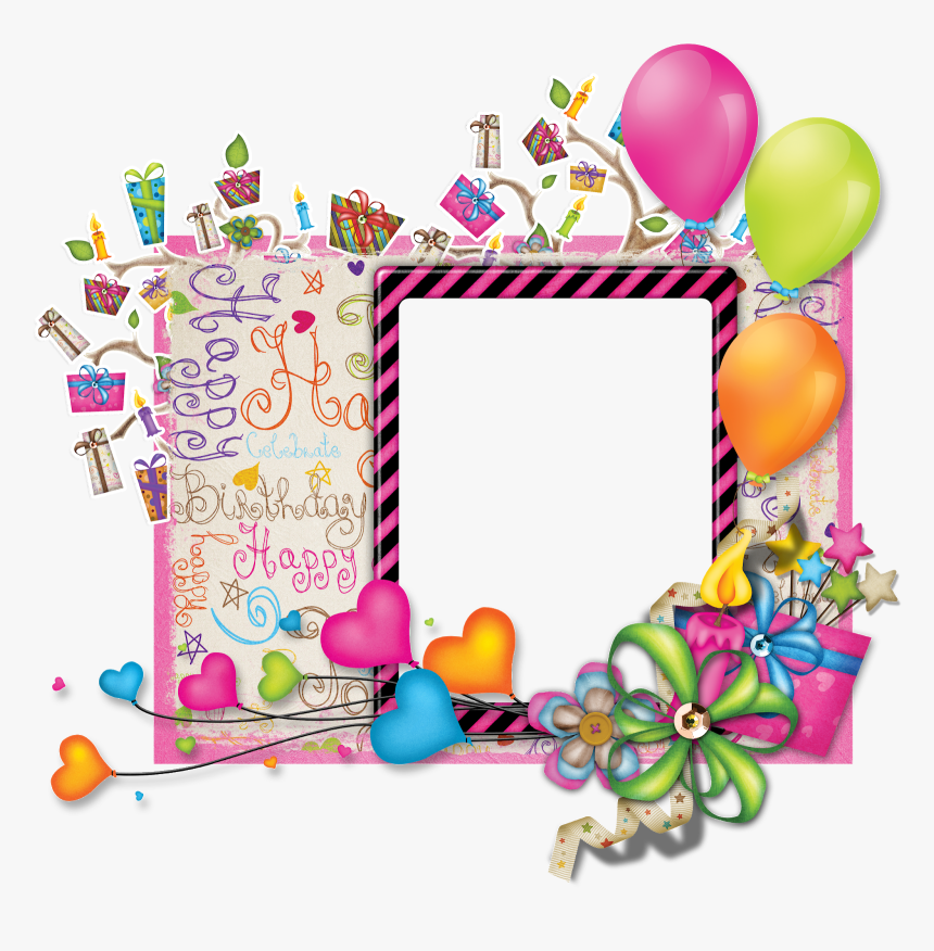 Design Birthday Frame Png, Transparent Png, Free Download