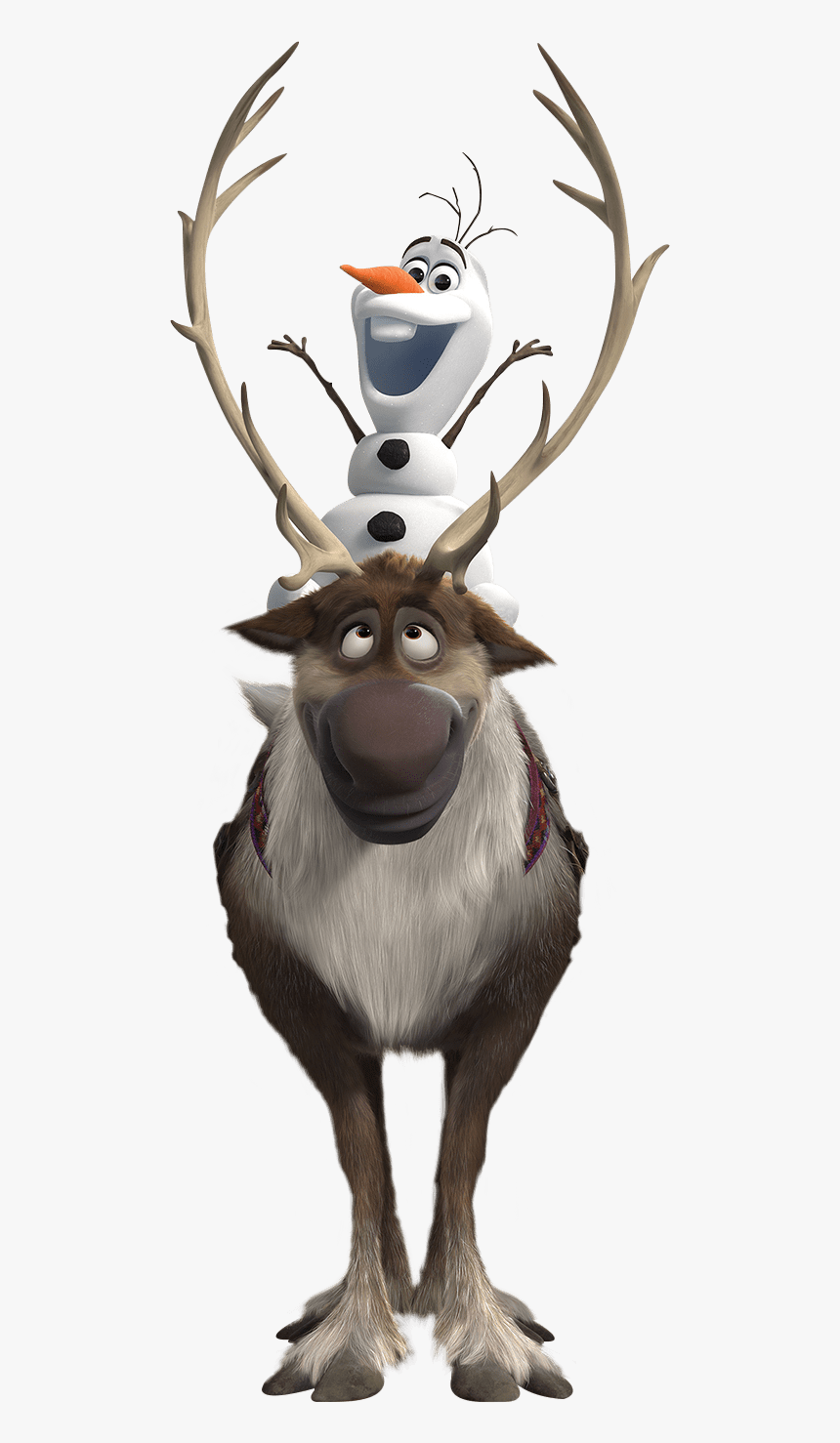 Frozen Olaf E Sven, HD Png Download, Free Download