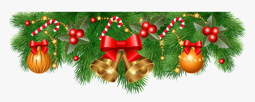 Christmas Border Decoration Png Clipart Image - Christmas Border Decorations Png, Transparent Png, Free Download