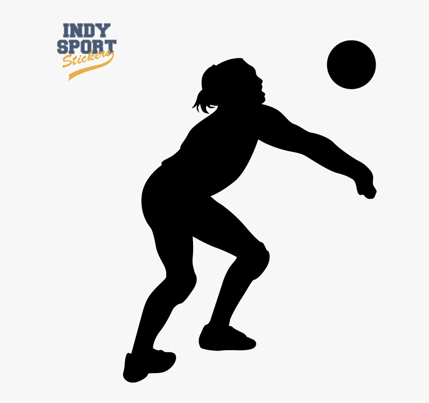 Volleyball Player Png Photo - Silhouette Volleyball Player Clipart, Transparent Png, Free Download