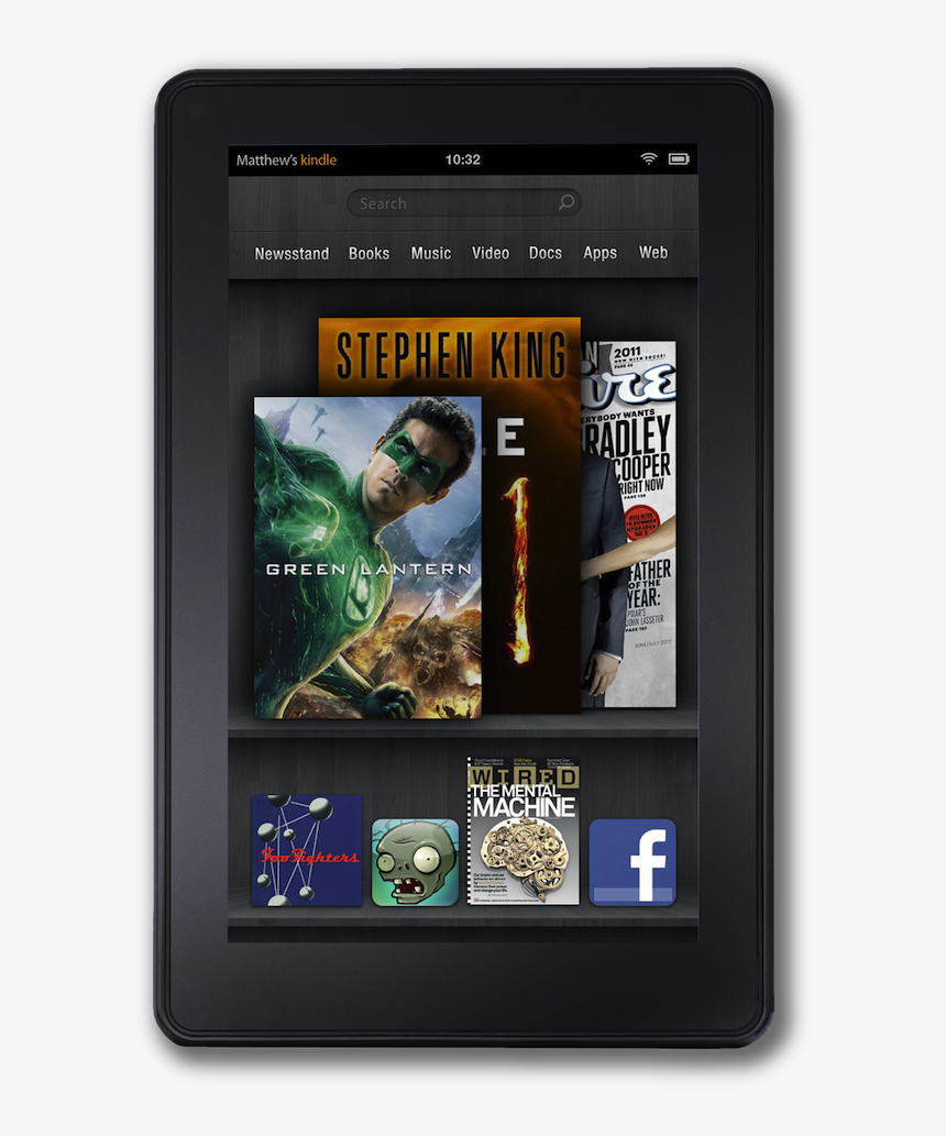 Amazon Kindle Fire 2011, HD Png Download, Free Download