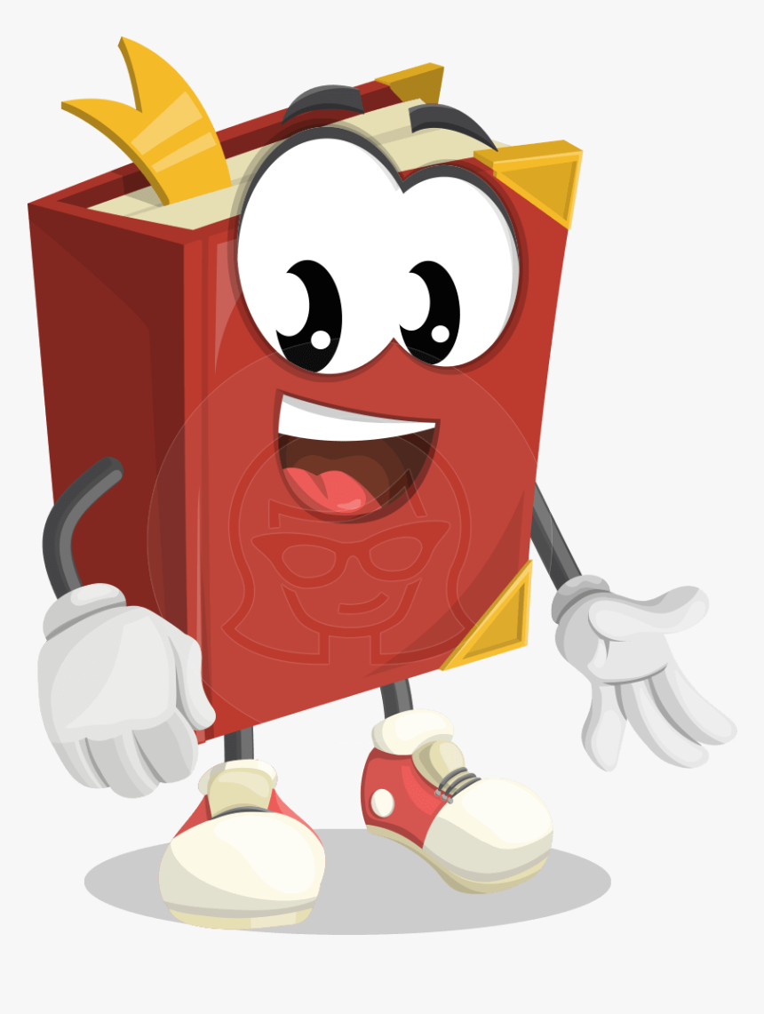 Book Character Png - Cute Book Clipart Png, Transparent Png, Free Download