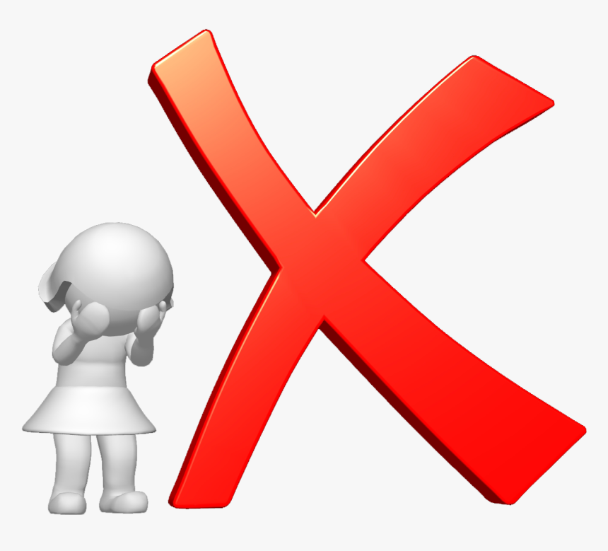 Red Cross Mark Png Transparent Images - Wrong Answer Png, Png Download, Free Download