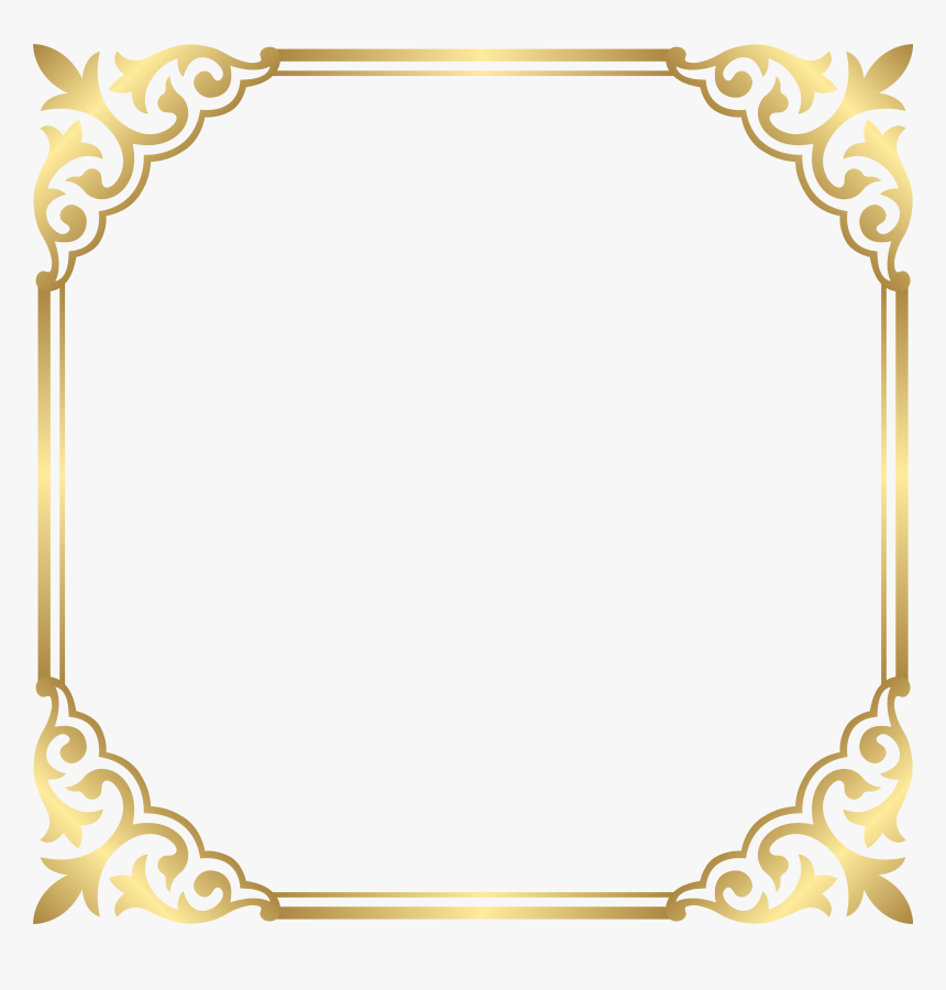 Clip Art Gold Page Borders, HD Png Download, Free Download