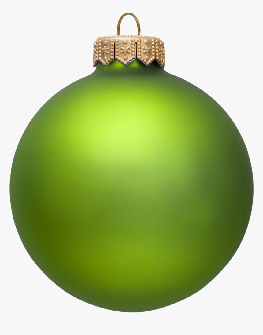 Colorful Christmas Ornaments Png Photo Background - Green Christmas Ornament Png Transparent, Png Download, Free Download