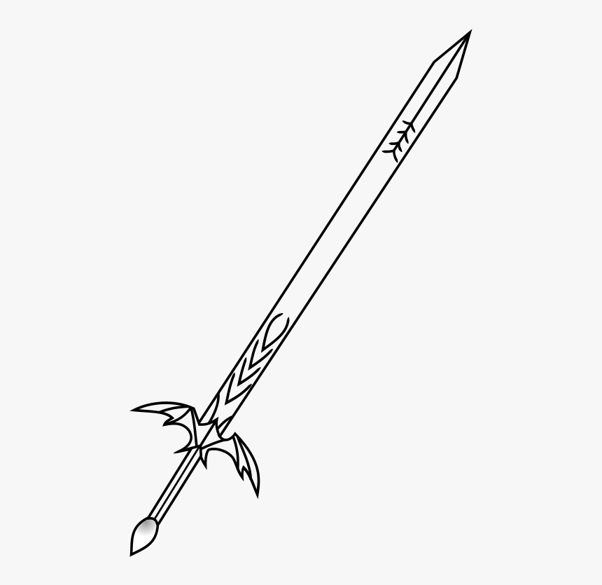 Art Drawings Online Sword Swords, HD Png Download, Free Download