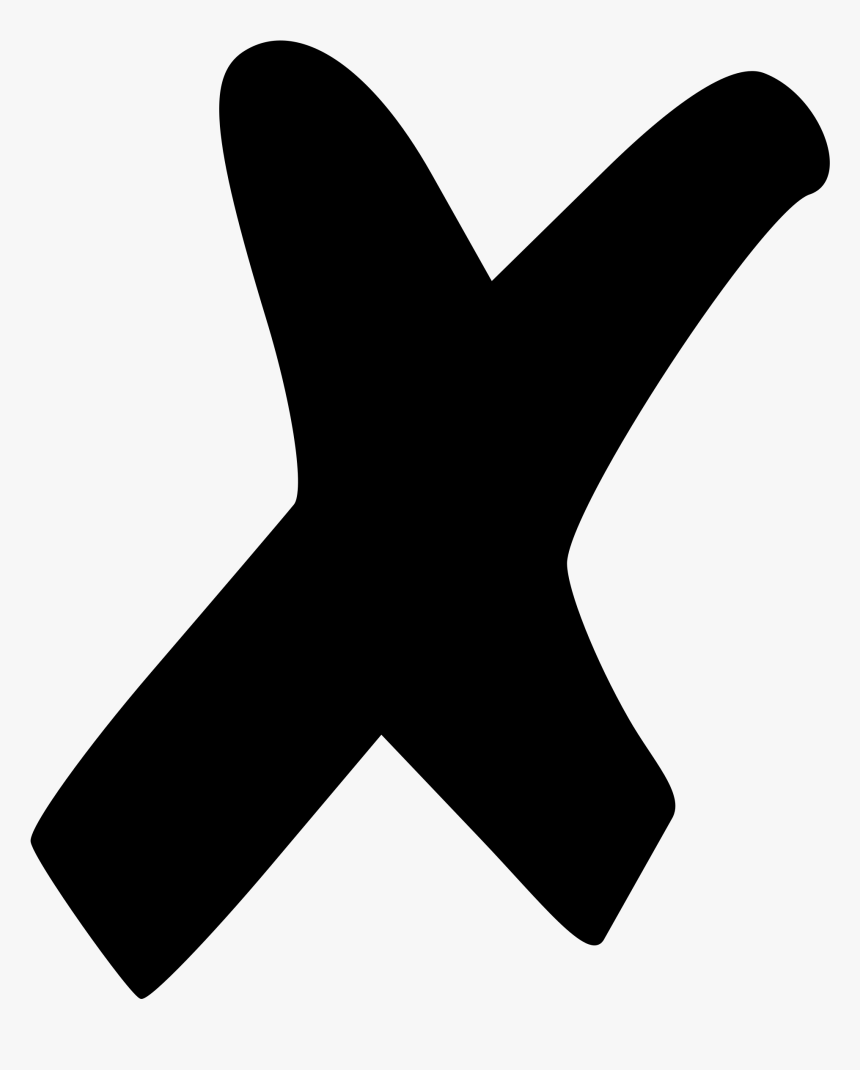 Black X Png, Transparent Png, Free Download