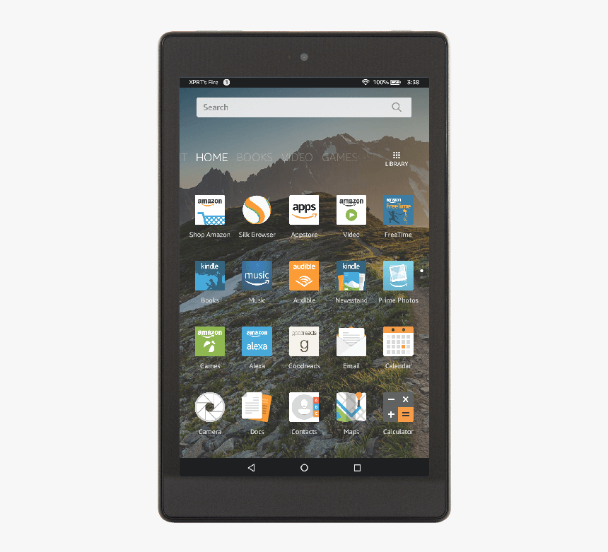 Amazon Fire Hd - Amazon Fire 7 Tablet Home Screen, HD Png Download, Free Download