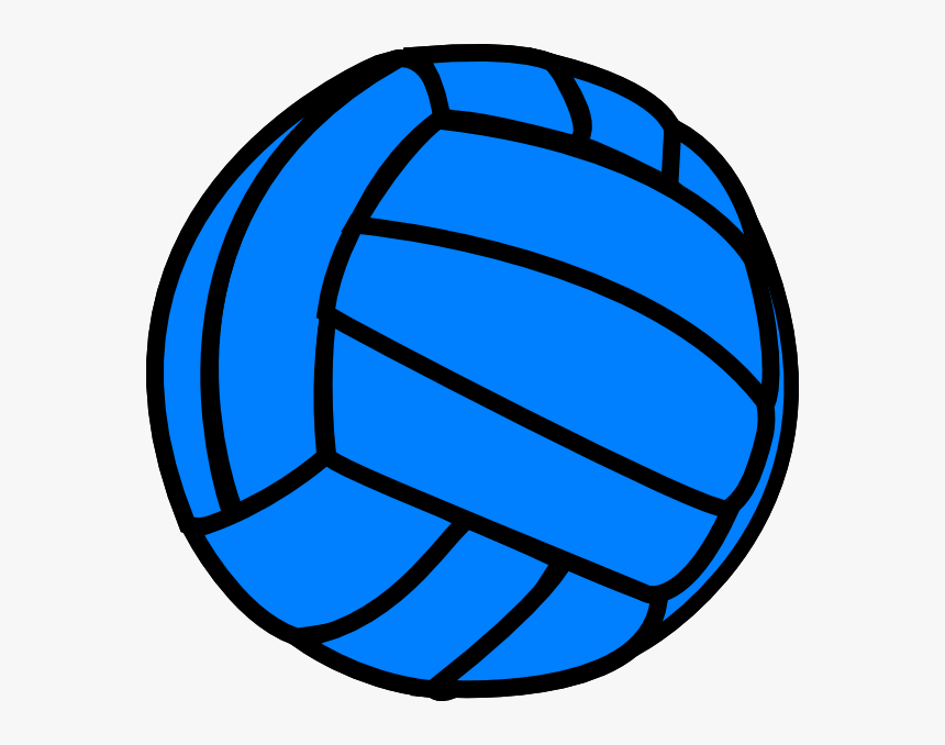 Blue Volleyball Svg Clip Arts - Volleyball Clip Art, HD Png Download, Free Download