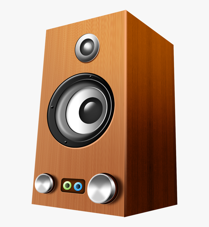 Studio Speaker Png - Wooden Speakers, Transparent Png, Free Download