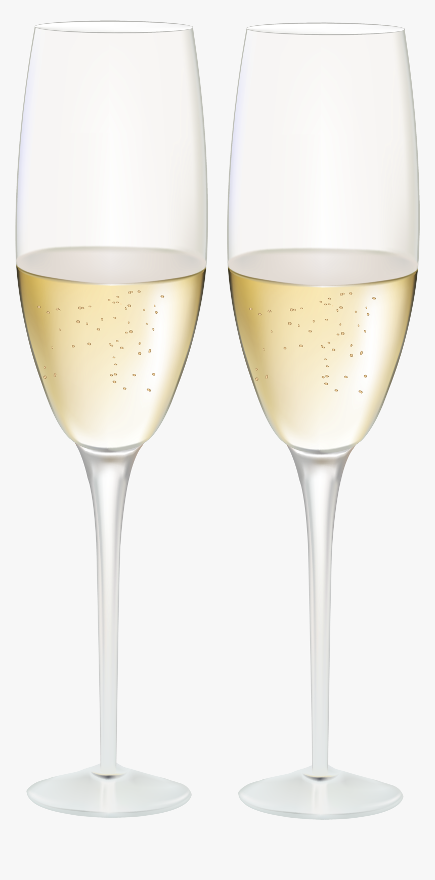 Champagne Glasses Png Clipart - Wine Glass, Transparent Png, Free Download