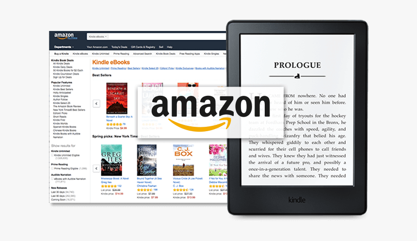 Your Ebook On Amazon Kindle Ebooks Hd Png Download Kindpng