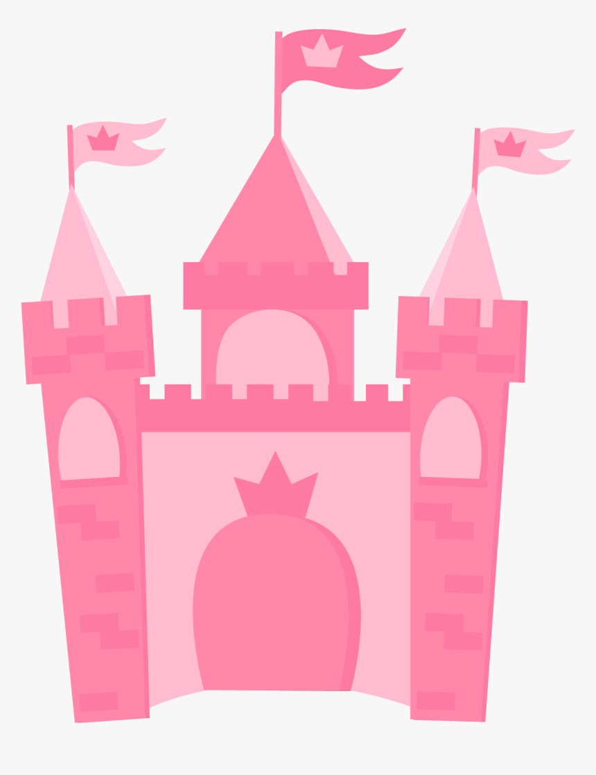 Disney Princesses Clipart Clip Art - Pink Castle, HD Png Download, Free Download