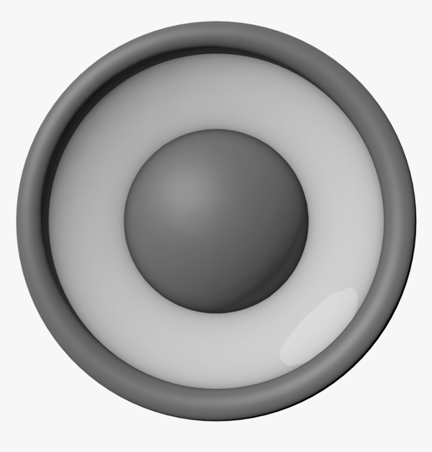 Audio Speaker Png - Circle, Transparent Png, Free Download