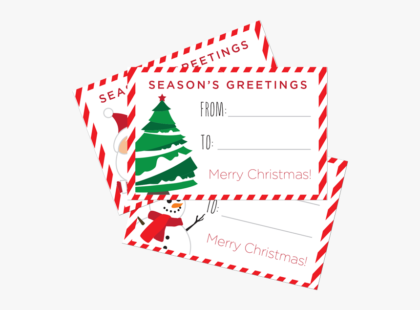 Christmas Gift Tags Christmas Gift Tags - Christmas Tree, HD Png Download, Free Download