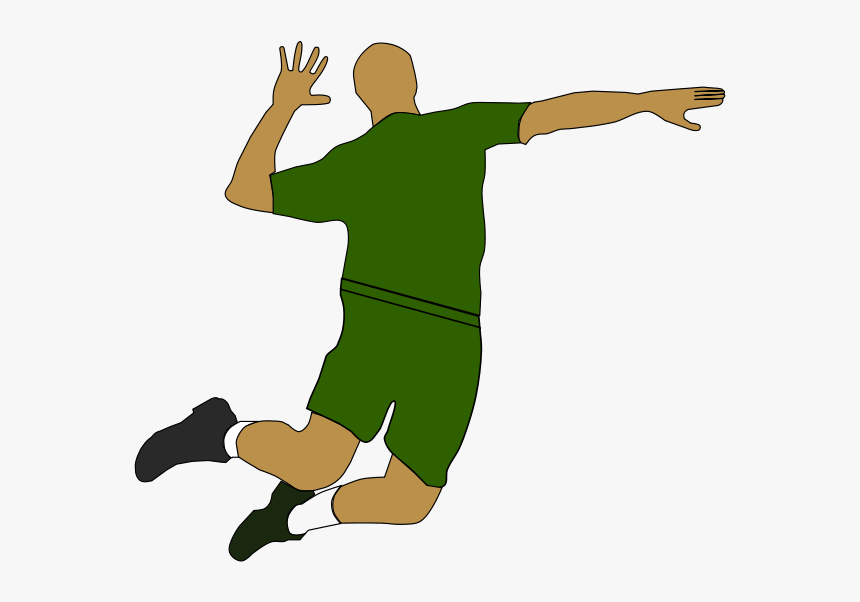 Volleyball Spike Announcement Png Clip Arts - Volleyball Pic Player Spike, Transparent Png, Free Download