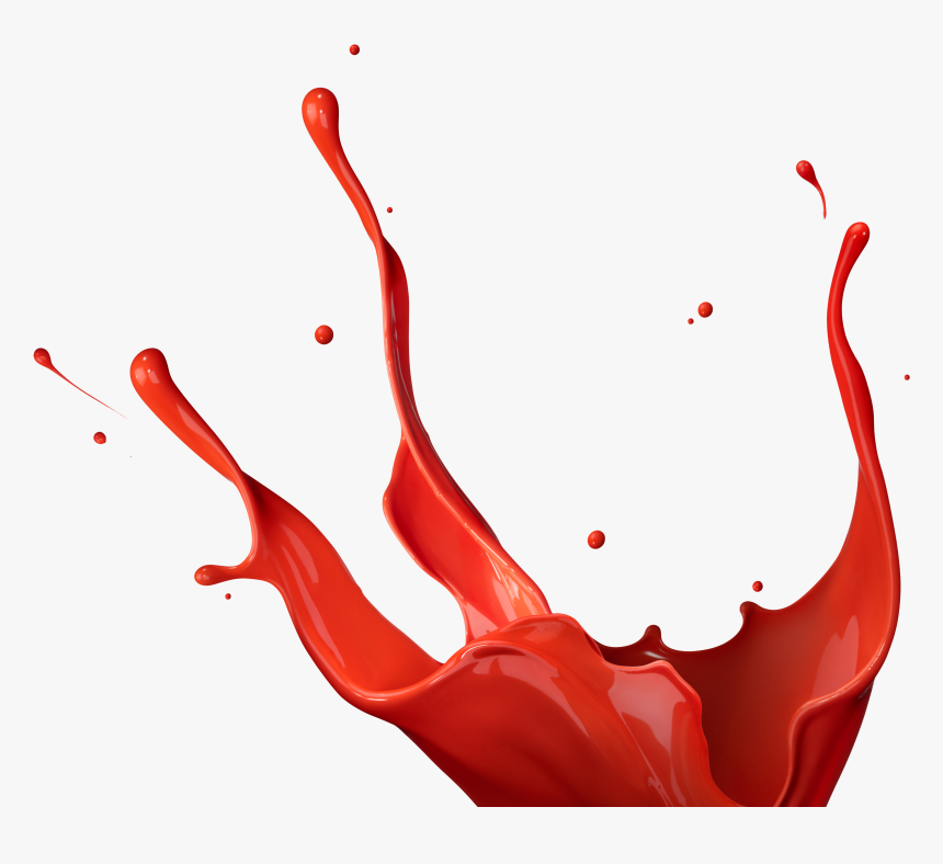 Red Paint Splatter - Red Paint Splash Png, Transparent Png, Free Download