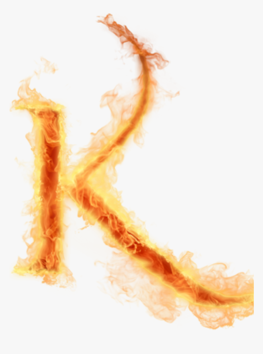 K Alphabet Png - K Fire Letter Png, Transparent Png, Free Download